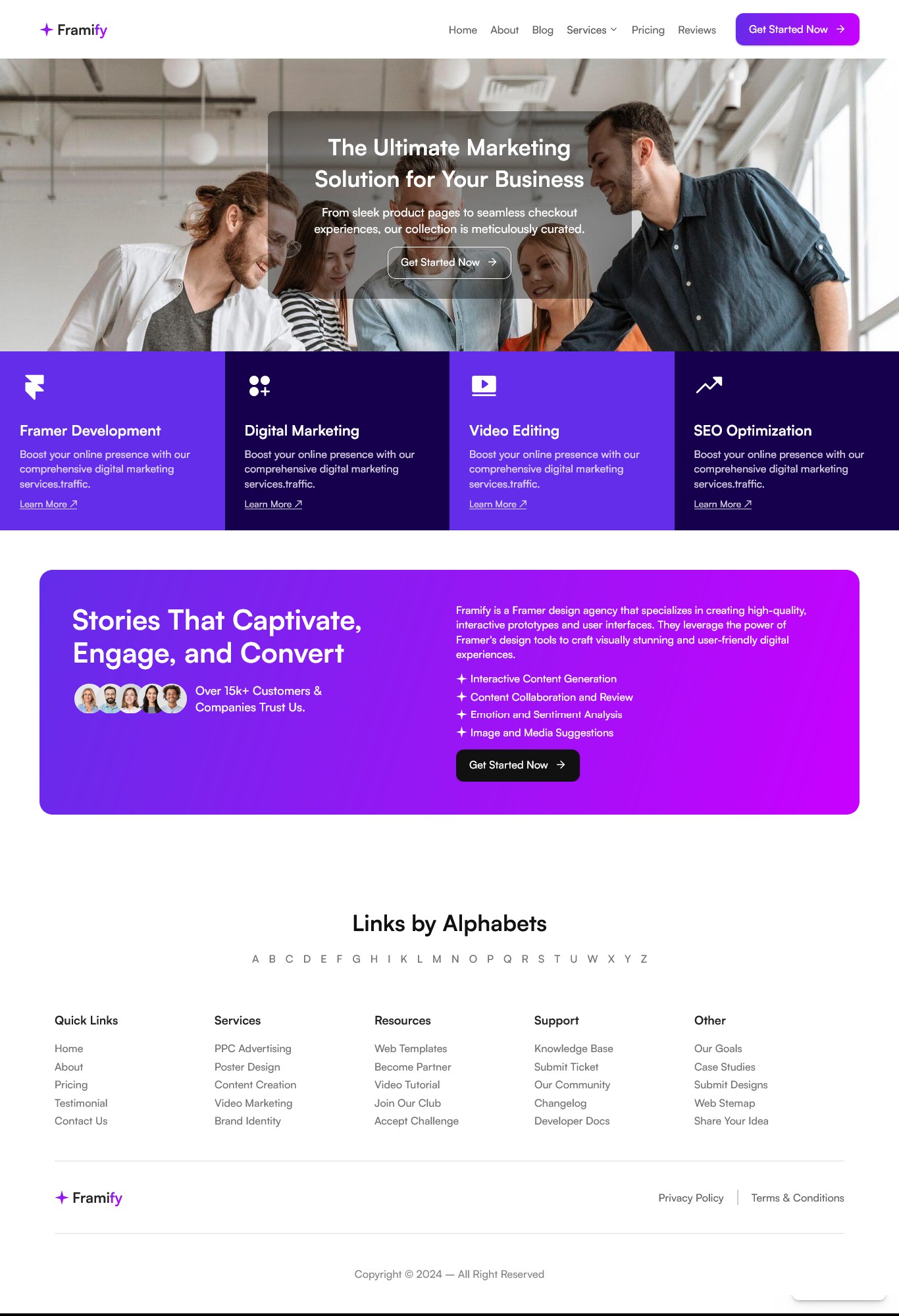 Framer Service Page v4