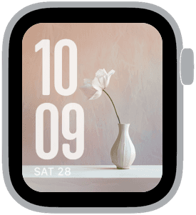 A selection from the Bloom Still Life Apple Watch face collection