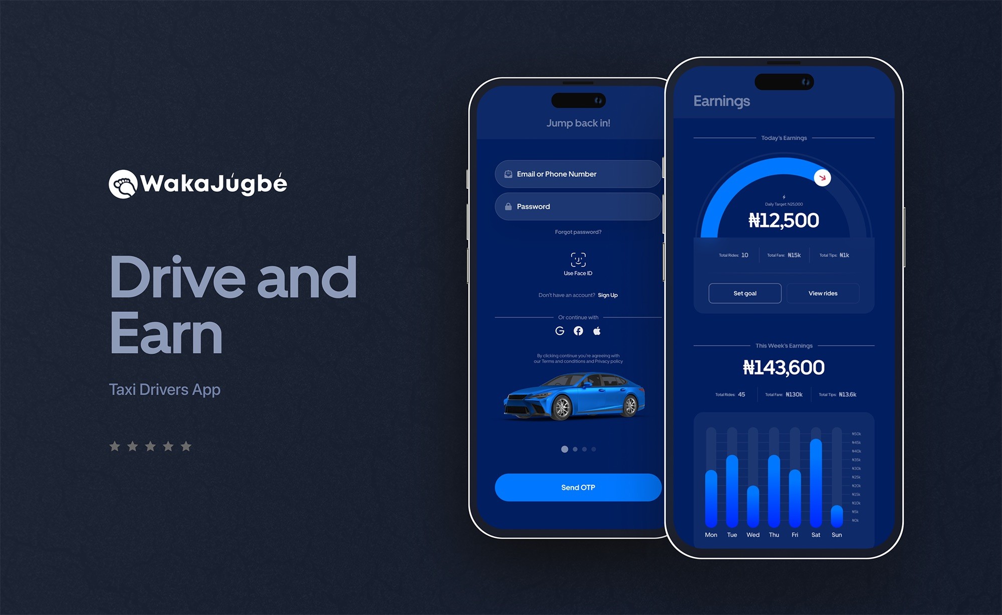 Wakajugbe Taxi Driver App