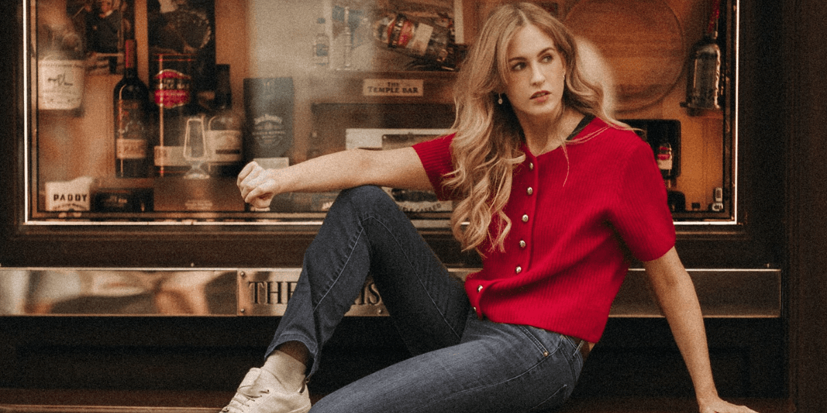 Irish actress and creator Diane Jennings filming YouTube content, highlighting digital storytelling, global audience engagement, and her evolving professional acting career.