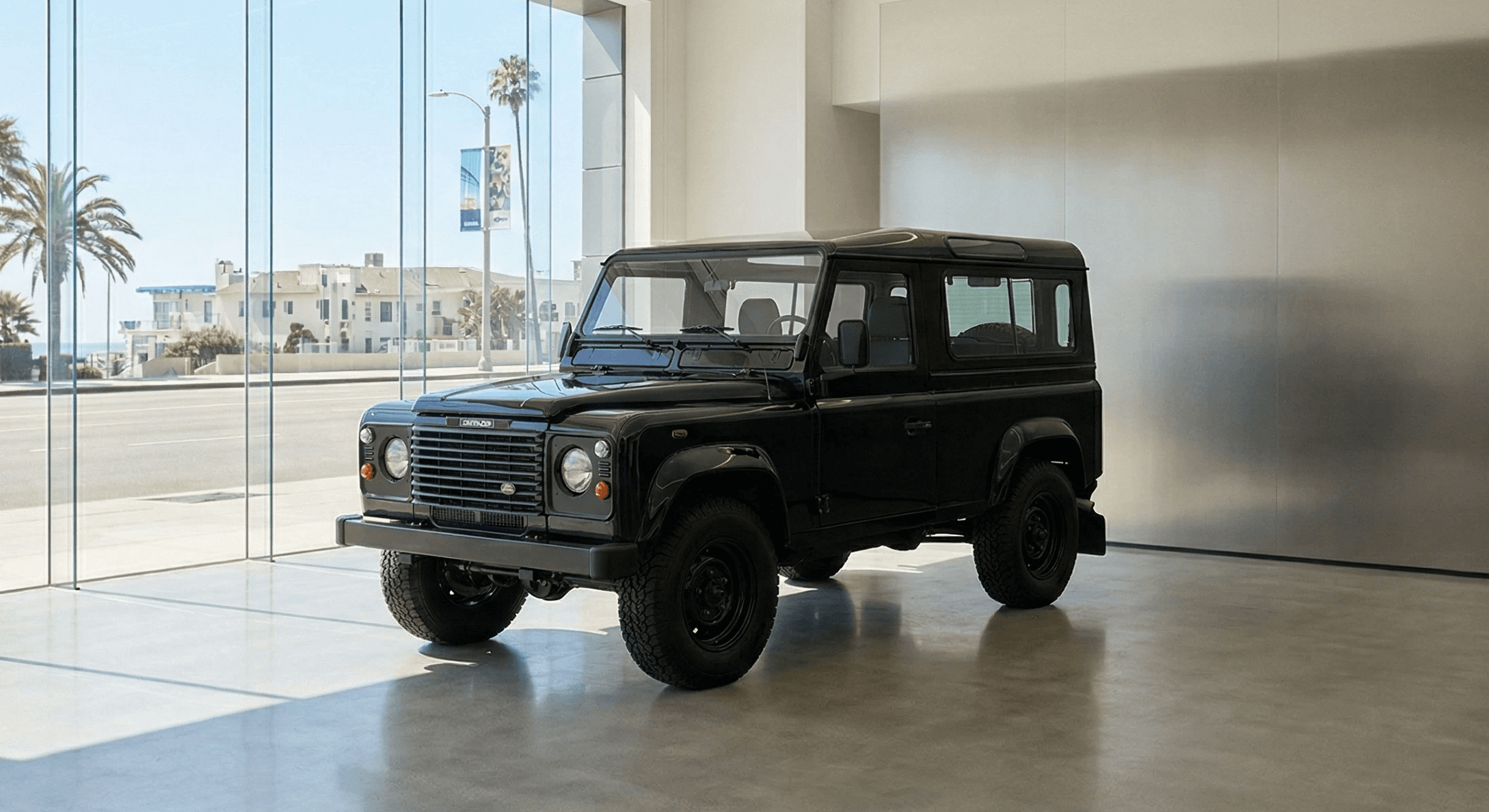 Interactive 3DGS scan of a rare classic car in a Los Angeles showroom.