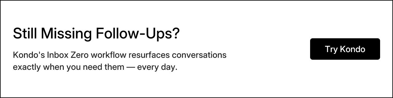 Still Missing Follow-Ups?