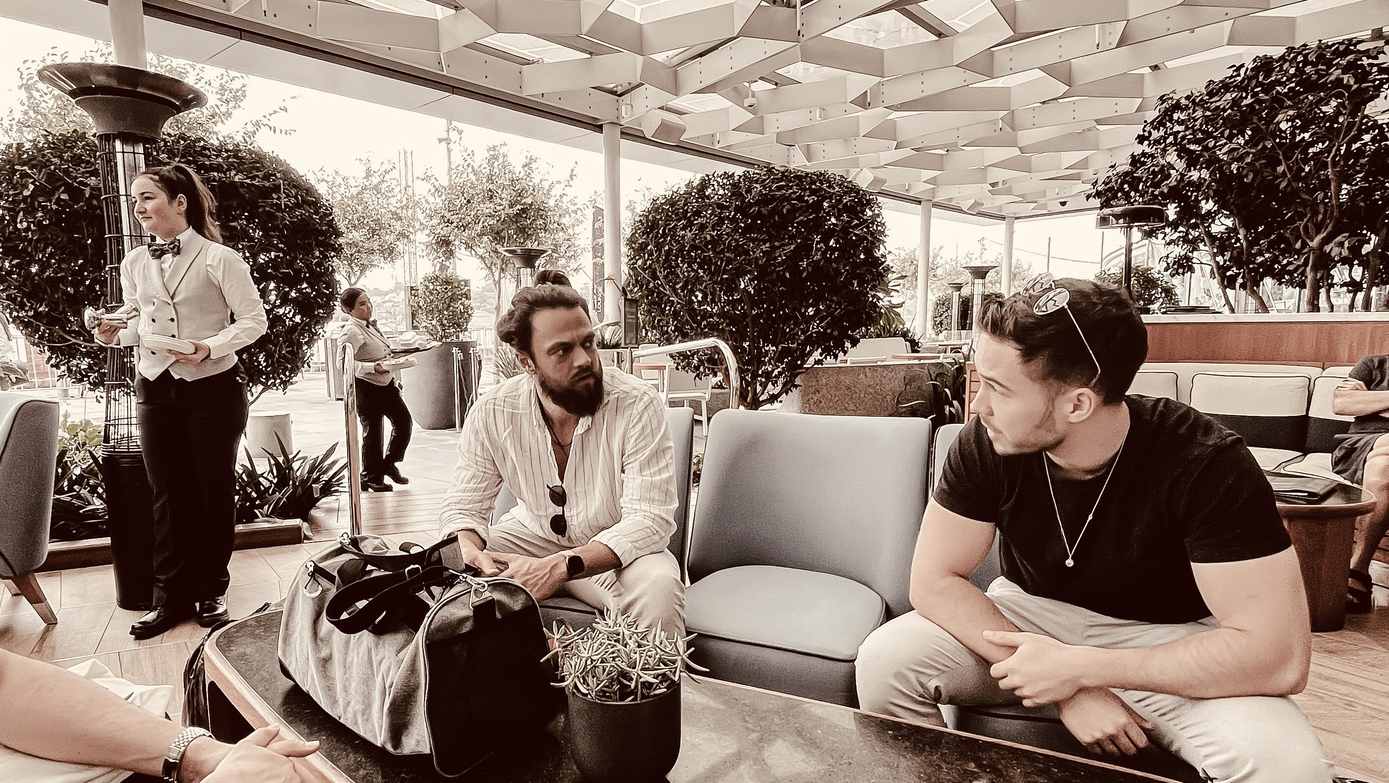 FixYourIG with client during dating profile shoot Melbourne