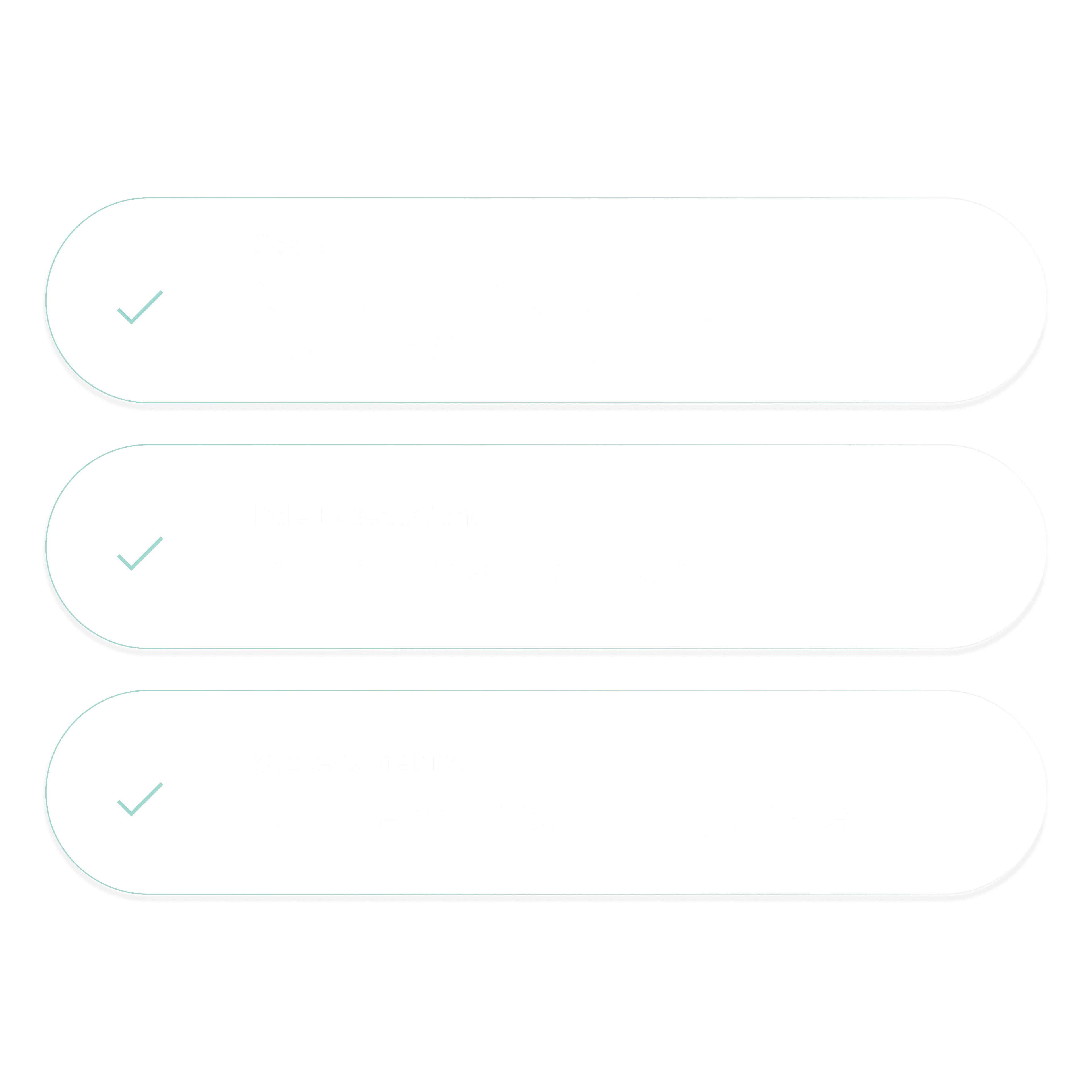 A graphic displaying a checklist of goals, role expectations, and success metrics