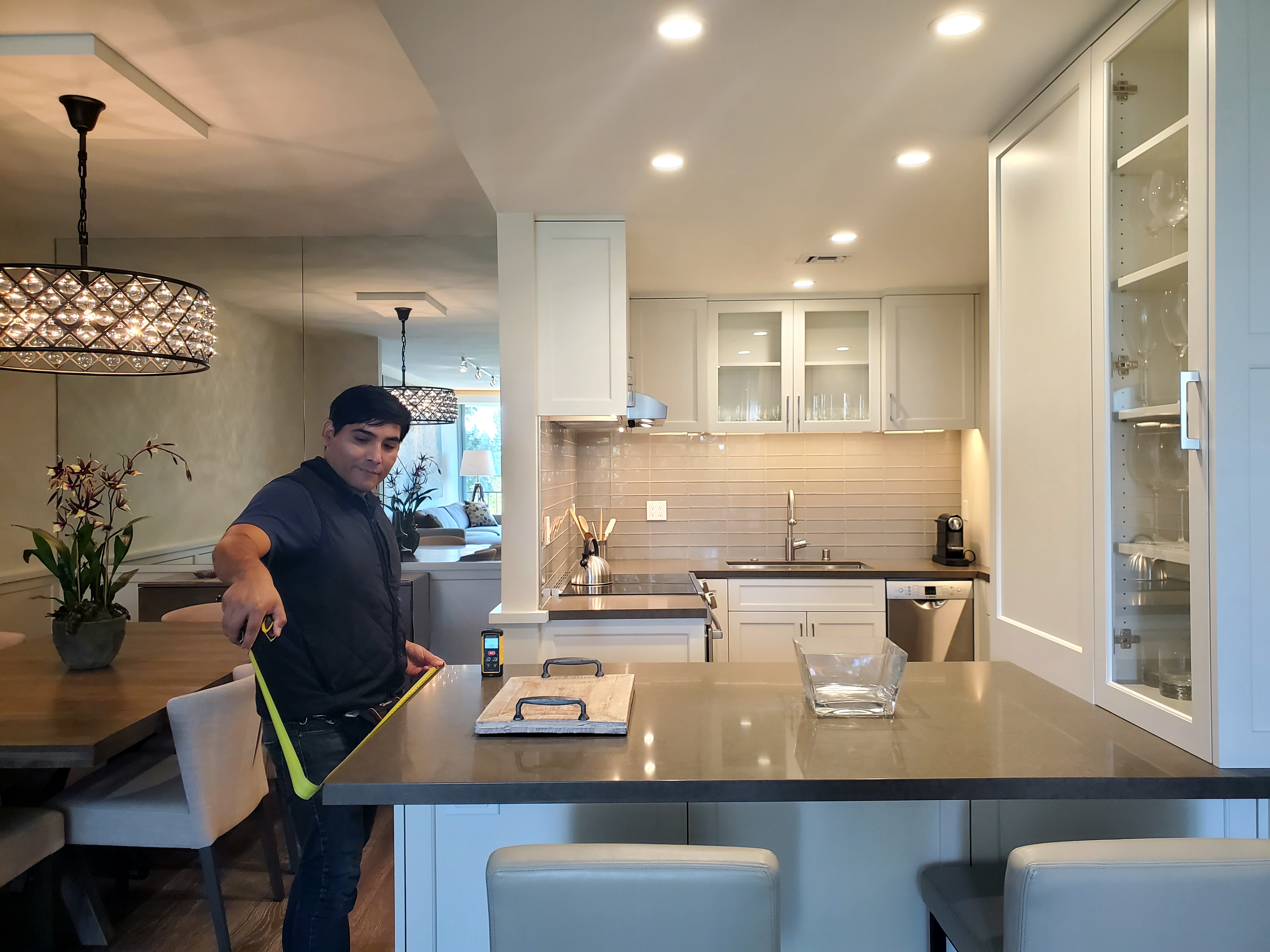 Kitchen Island On-Site Measurement