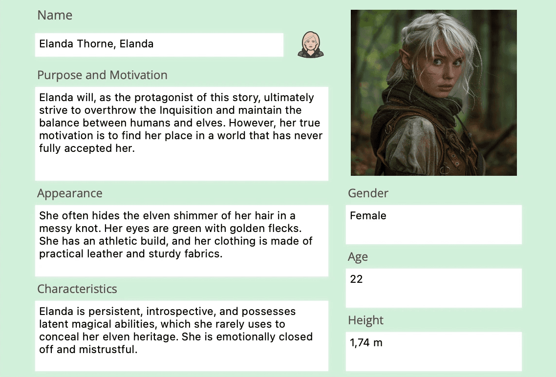 Character Sheet tooltip