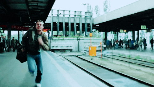 Linda runs in movie "Blind Chance"&nbsp;(1981) by Krzysztof Kieślowski