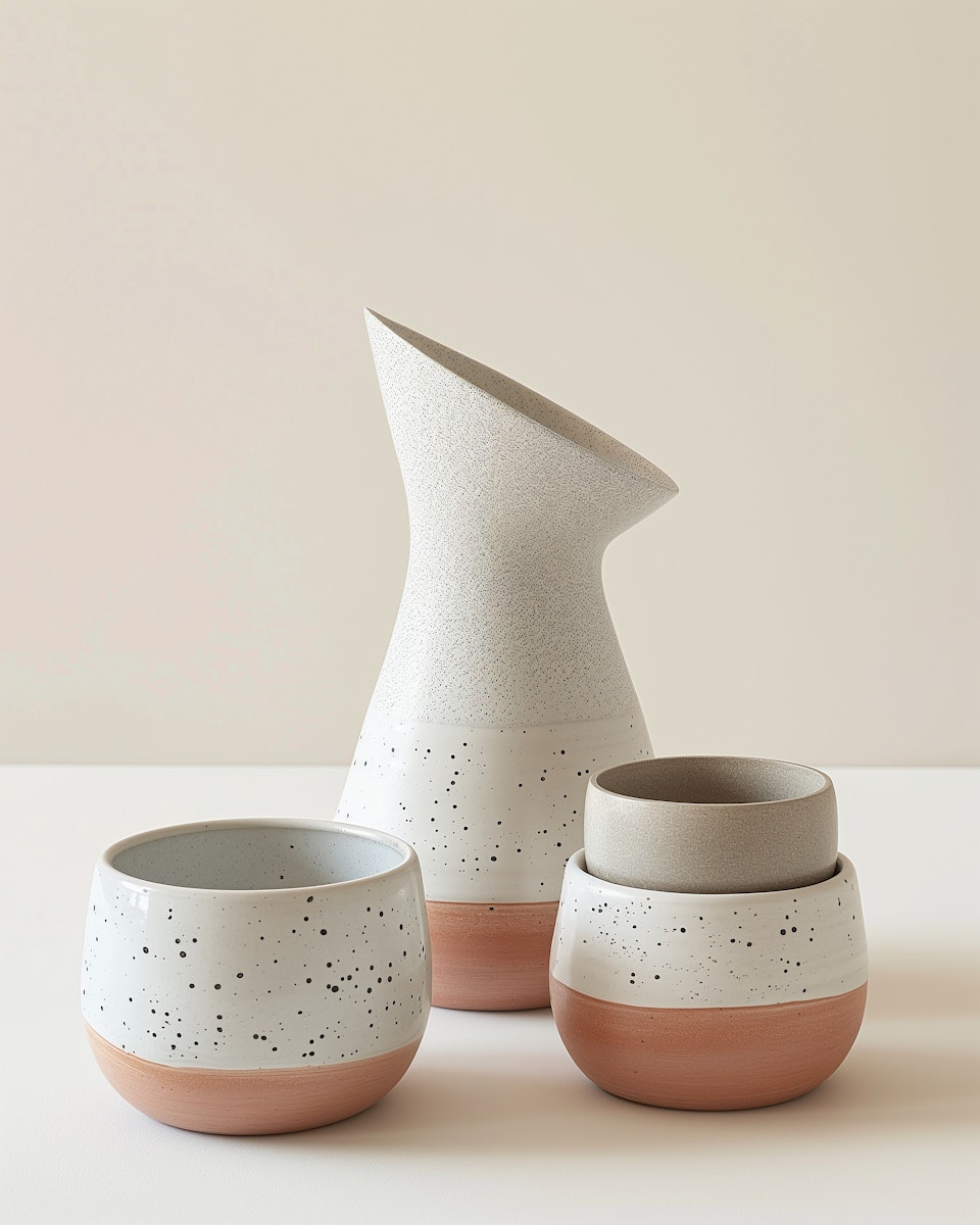 Image of 2 cup and one jar.