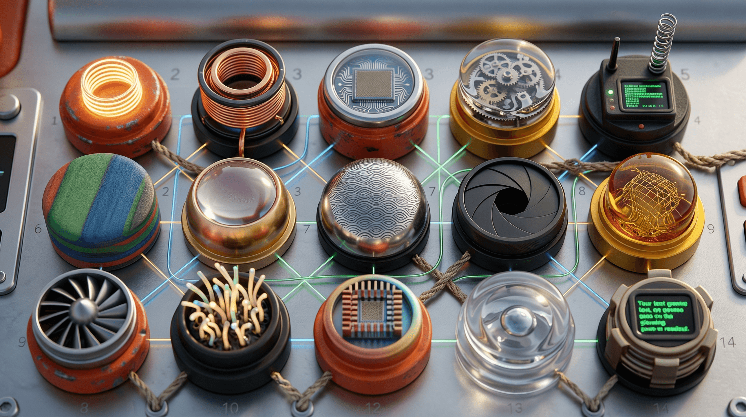 15 different system components