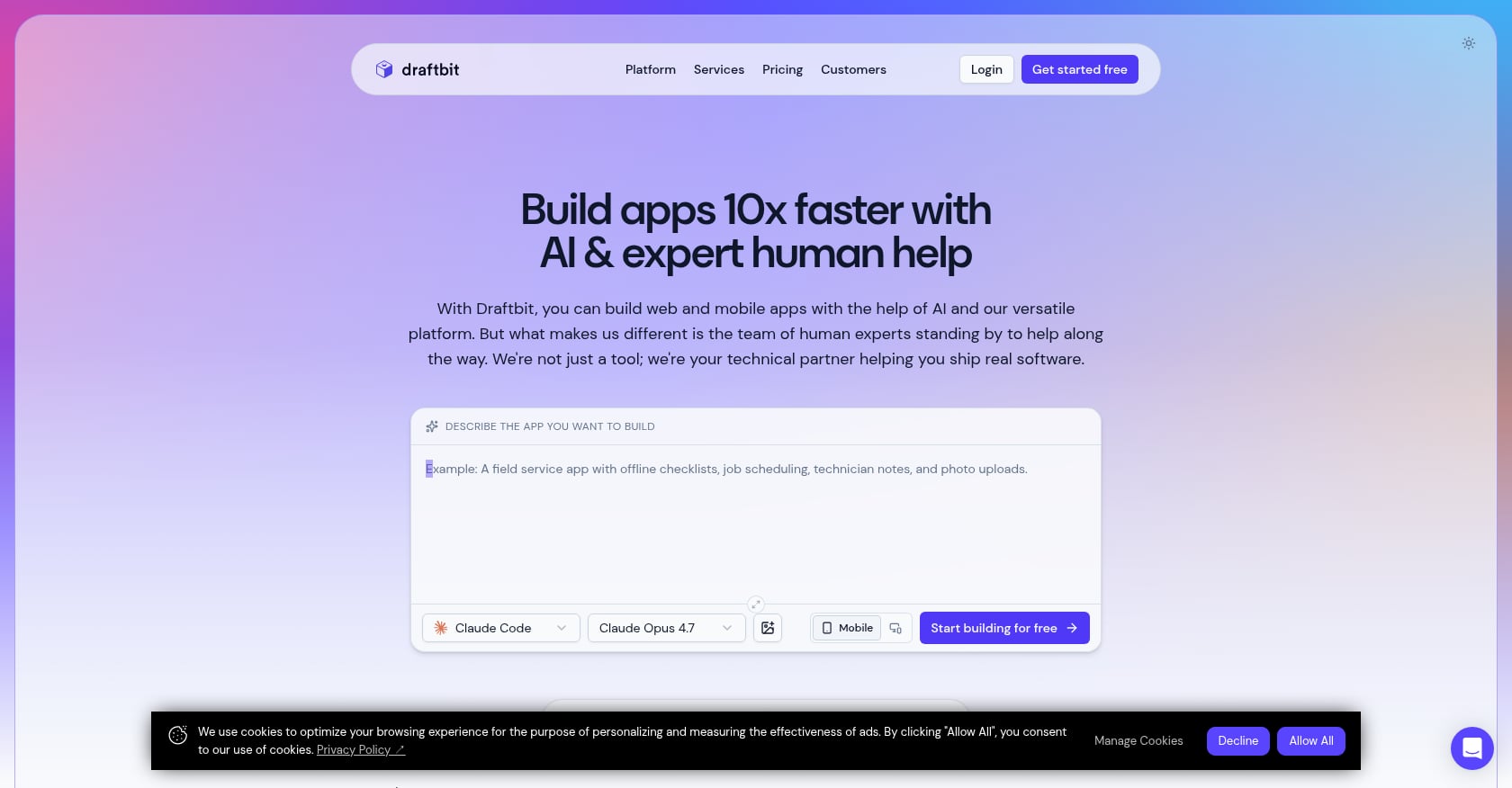 Draftbit Screenshot