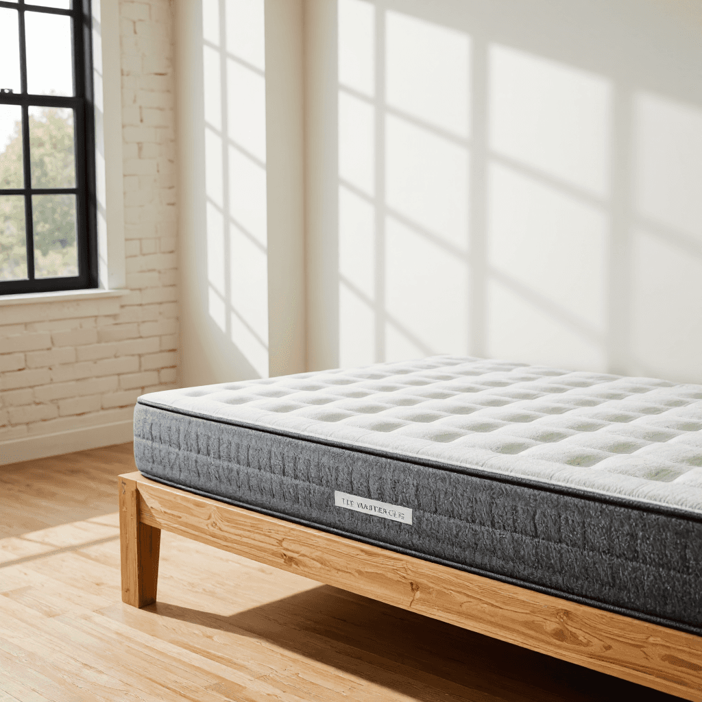 product photography of a mattress pad for bedding