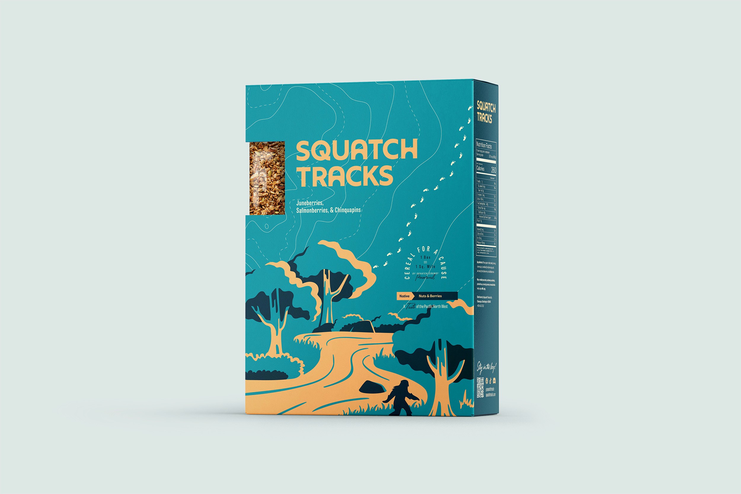 Green Squatch Tracks box front
