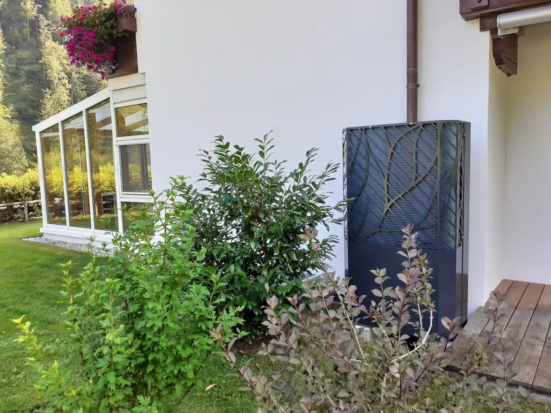 Die Lambda EUL1 installiert am Haus