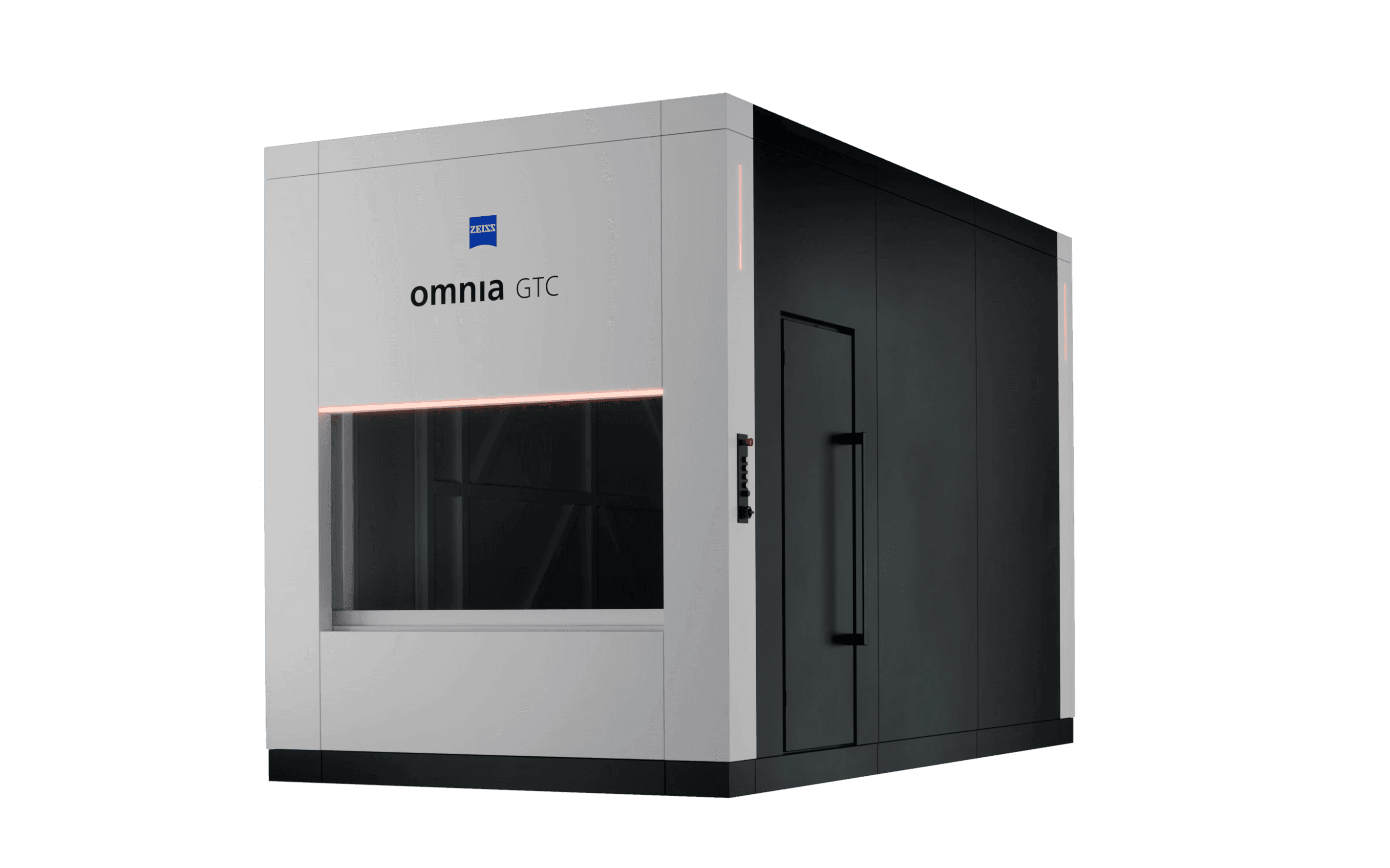Final OMNIA measuring cell design, ergonomic and user-friendly despite large dimensions, optimized for reliability and speed.