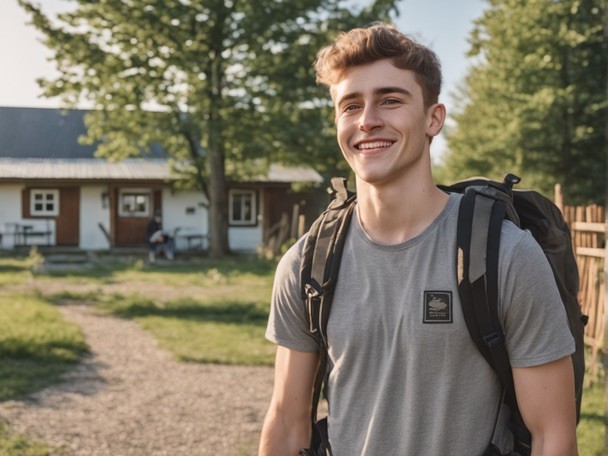 man ready to go rucking