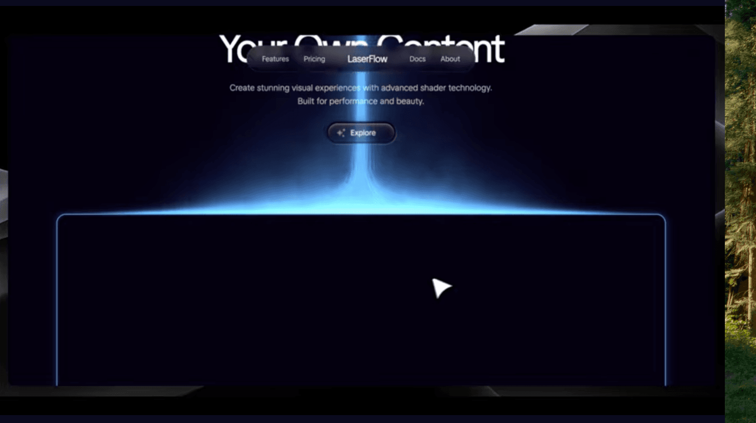 A blank content block.