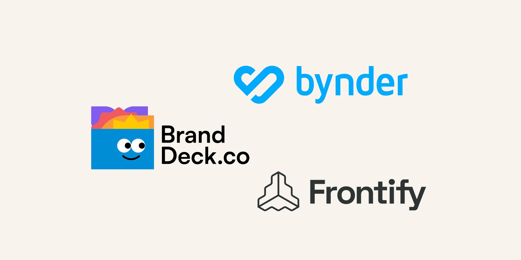 BrandDeck next to Frontify and Bynder