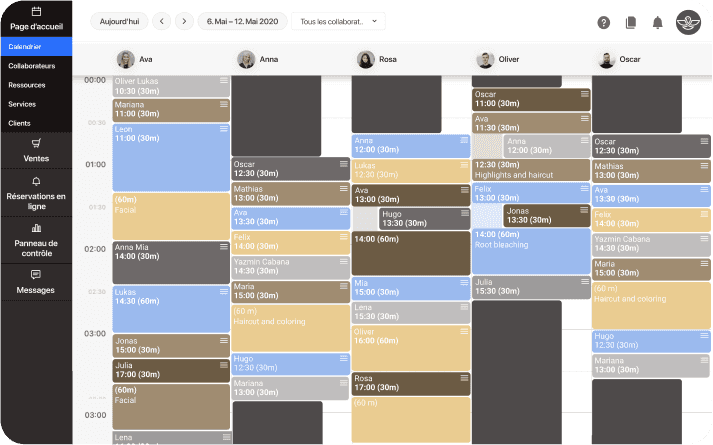 Appointment booking calendar