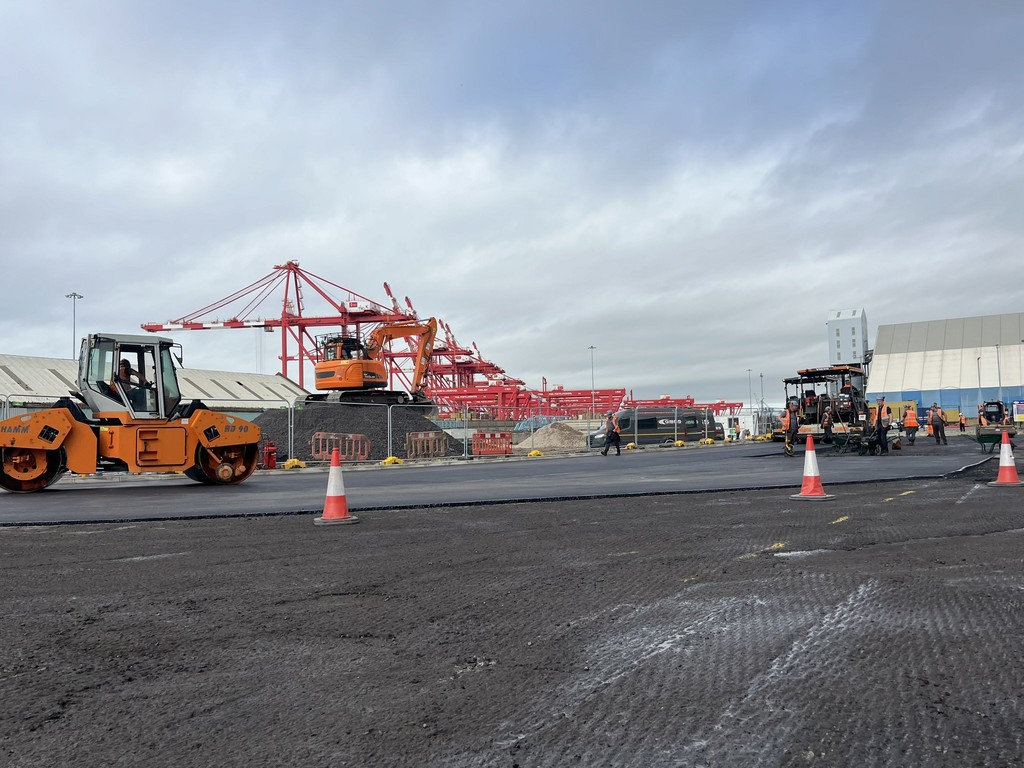 Machine lay services by Gibbs Northern Ltd