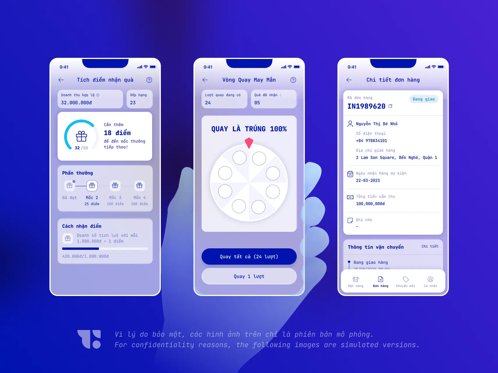 Thiết kế UX/UI ứng dụng SFA của Vinamilk dành cho nhân viên bán hàng kênh GT – thiết kế bởi Nguyen Tan Toan, hỗ trợ đặt hàng và quản lý chương trình khuyến mãi.