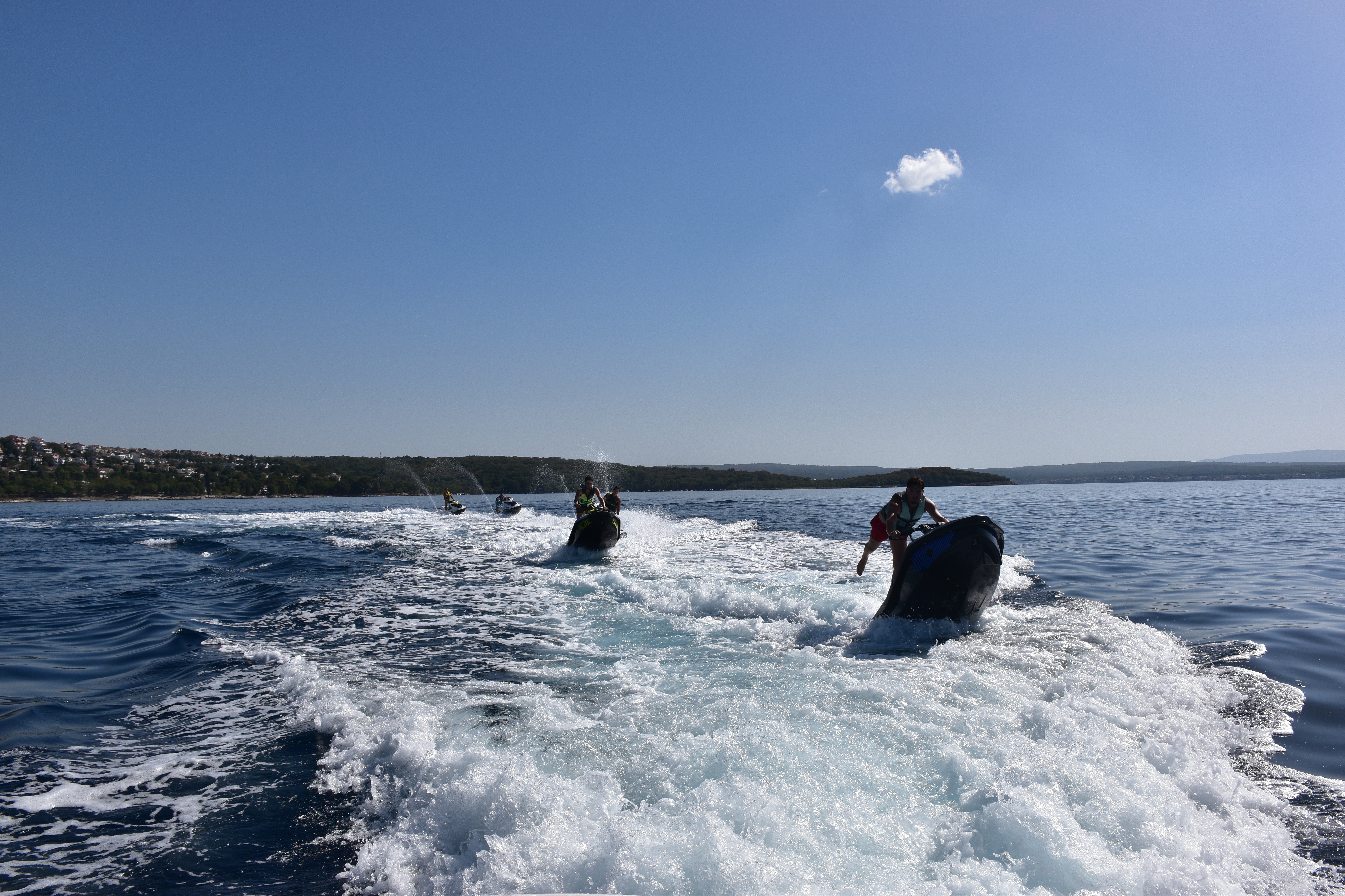 Jetski in Njivice, Krk