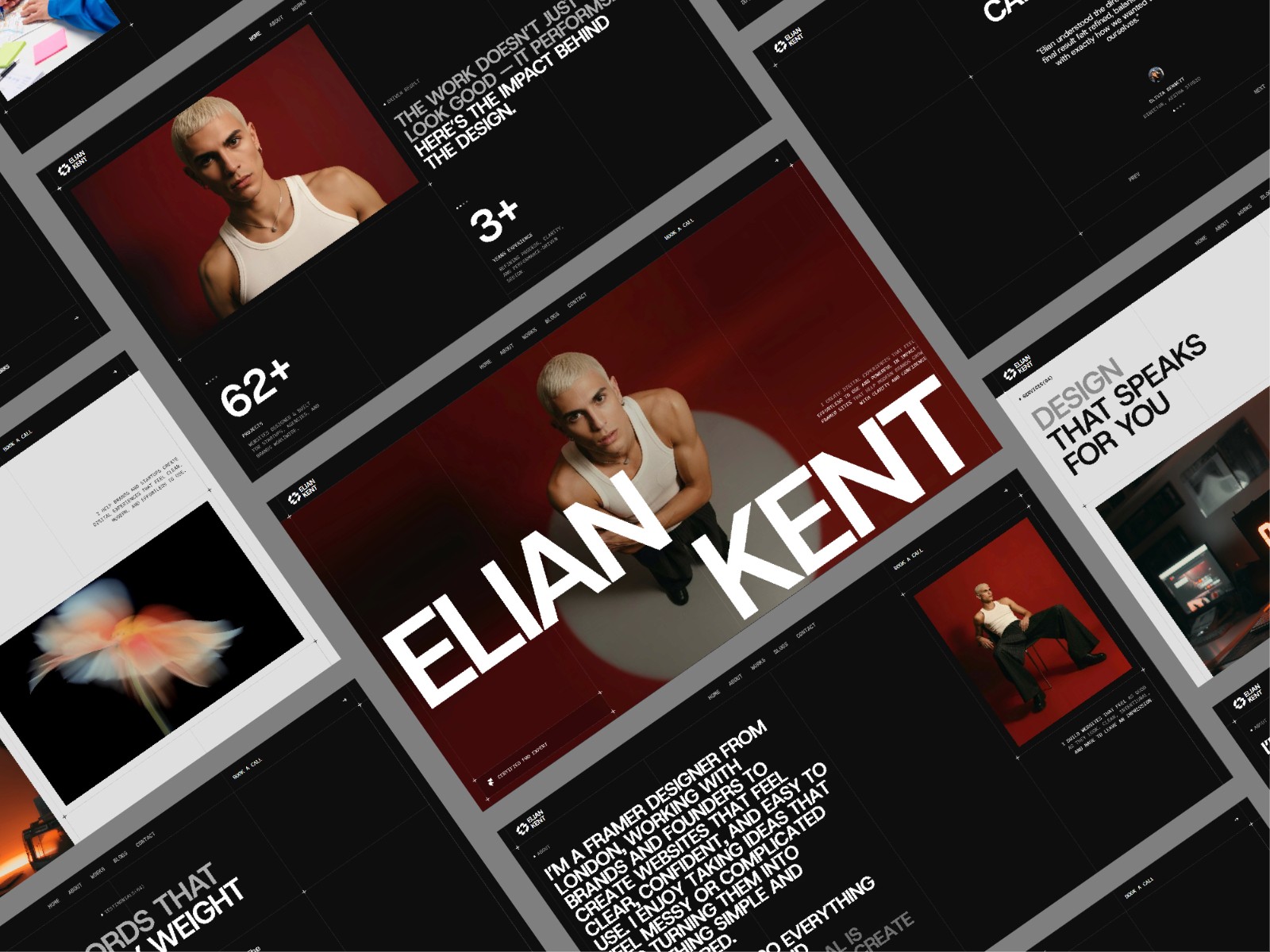 Elian — 现代动效创意机构官网设计灵感