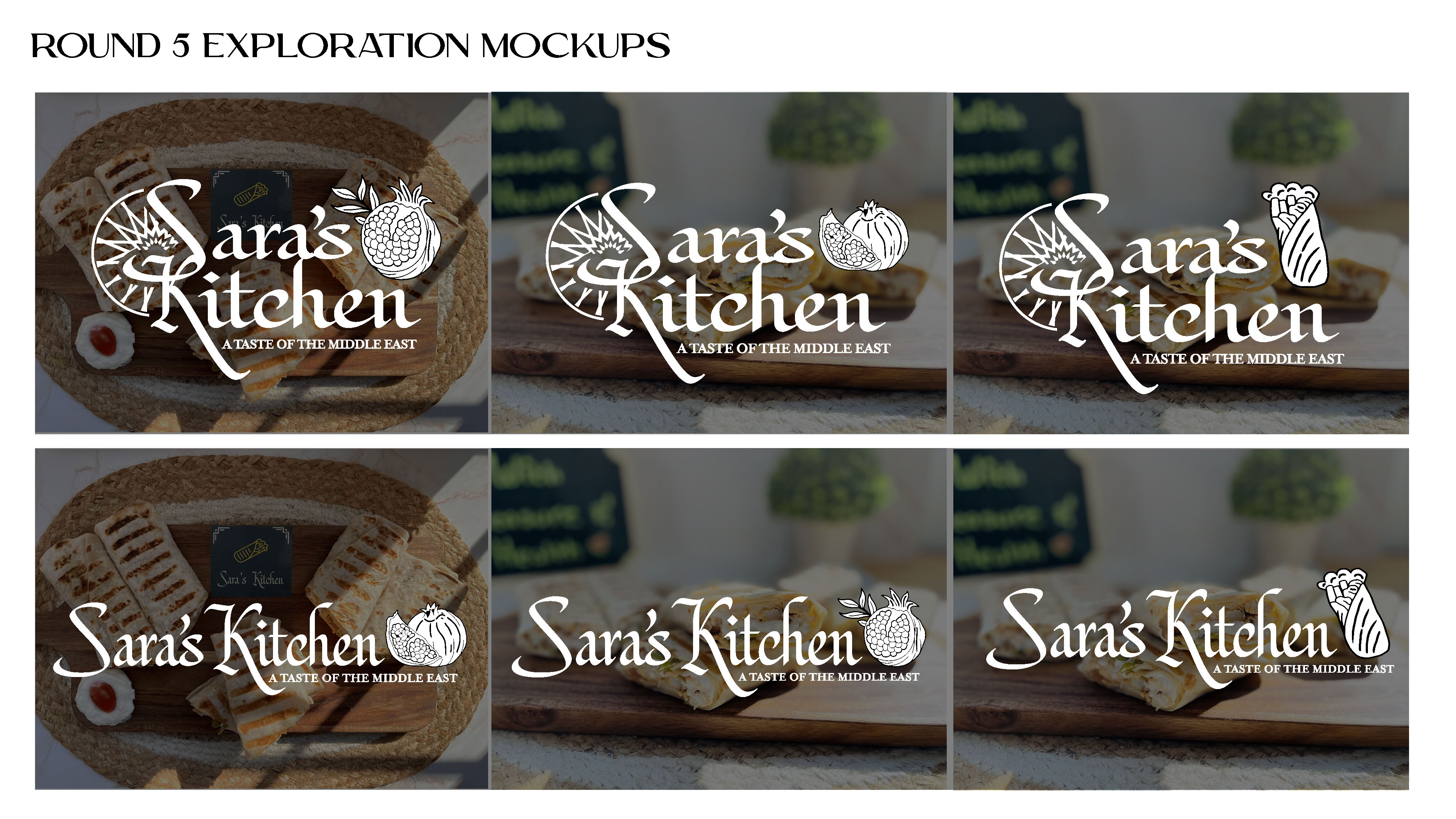 Saras Kitchen Brand Exploration slide