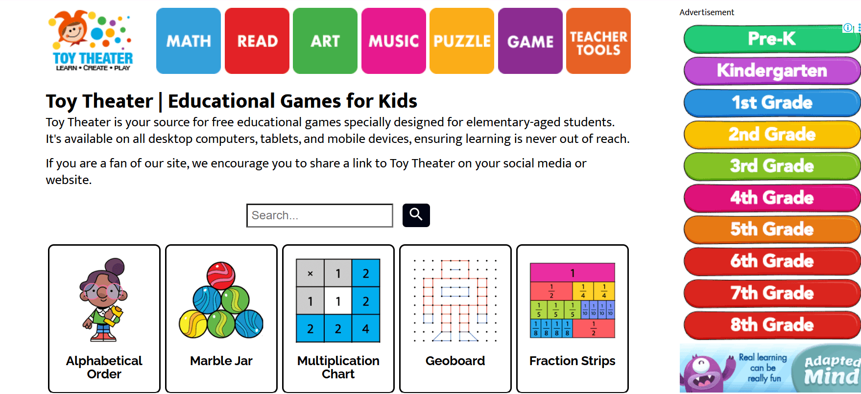 toy theater - Free Drawing Websites for Kids