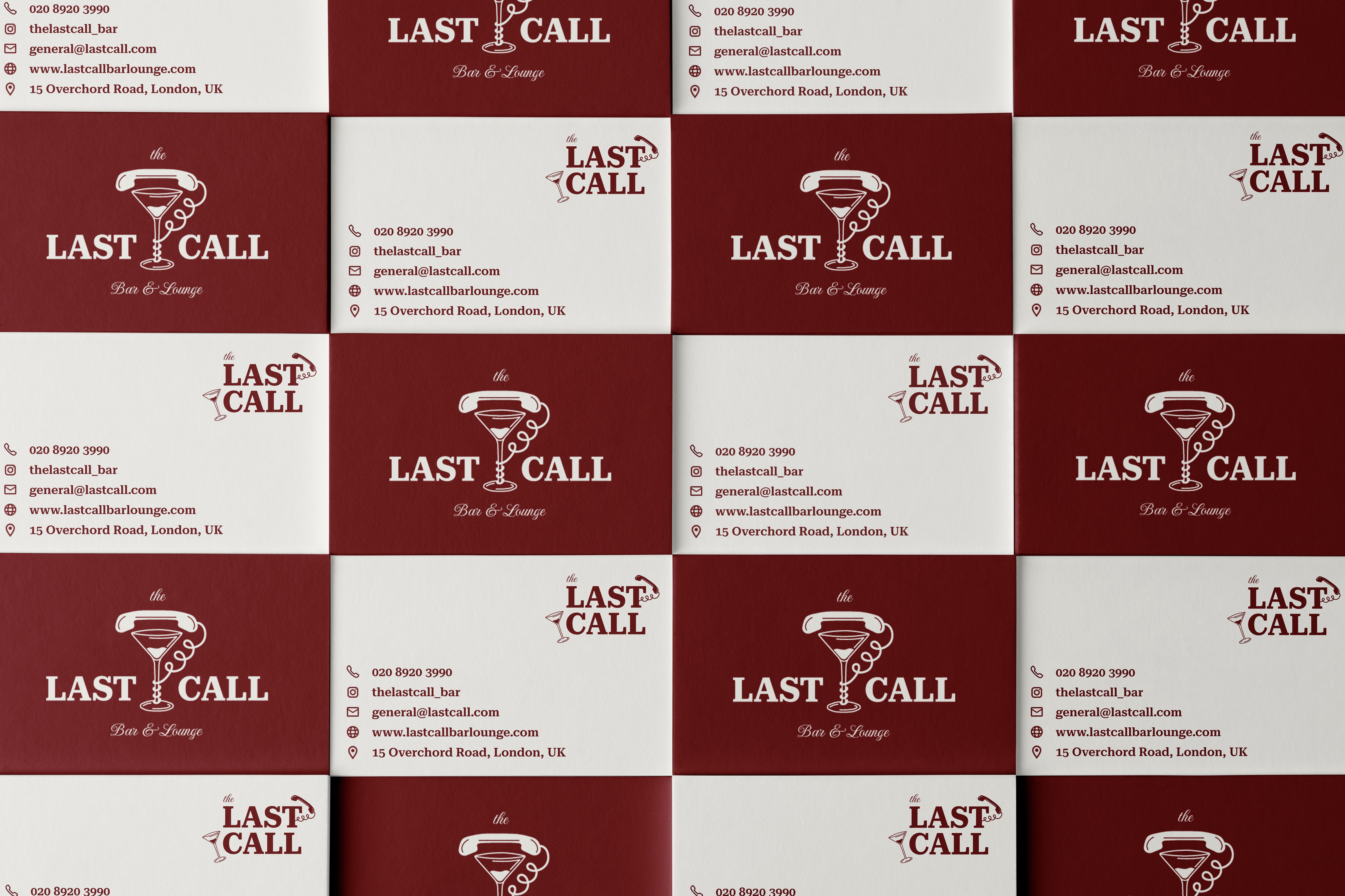 Bar Business Card