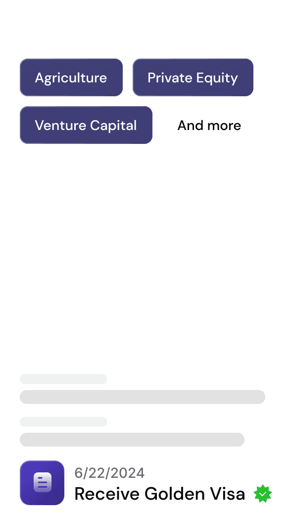 Portuguese Golden Visa Fund Process