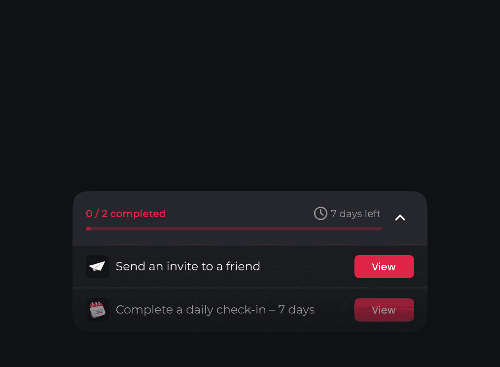 Reward card offering 80% off the next purchase, available in exchange for 1000 TKN points, with a promo code provided.