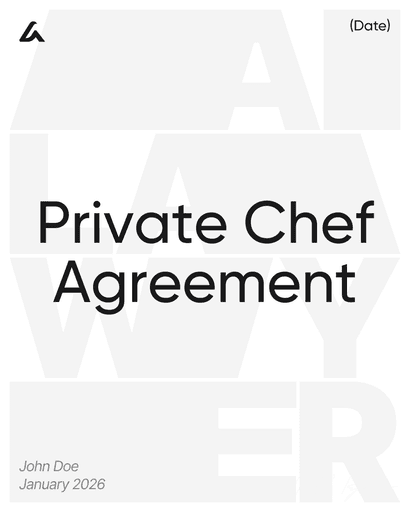 Private Chef Agreement