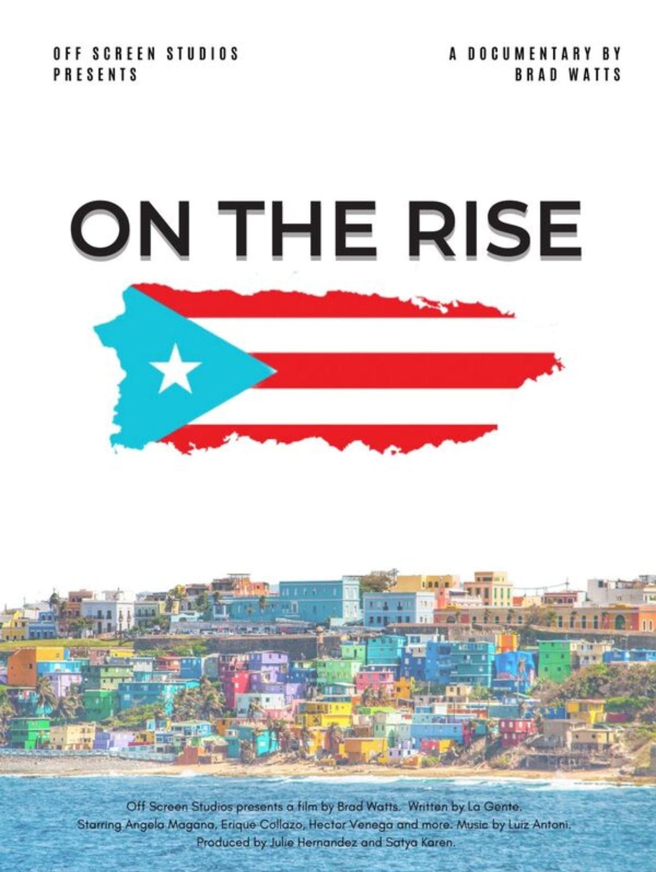 Poster design for  Puerto Ricans on the Rise Teaser Trailer short documentary fim 