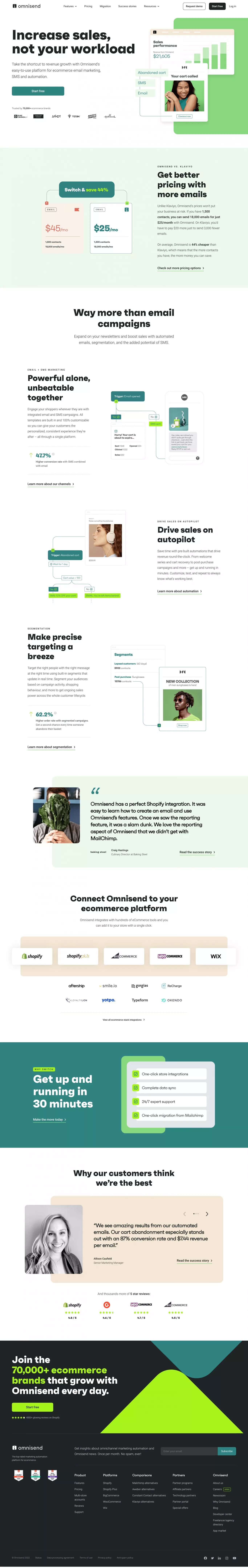 Please Wait... landing page screenshot showcasing Tech and Marketing design