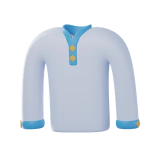 Free 3D thobe icon for Ramadan