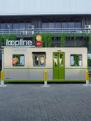 loopline booth coffee shop