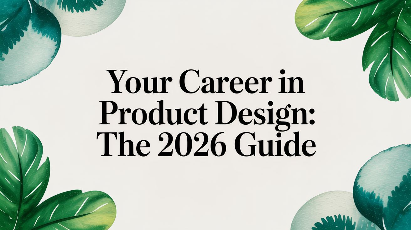 Your Career in Product Design: The 2026 Guide