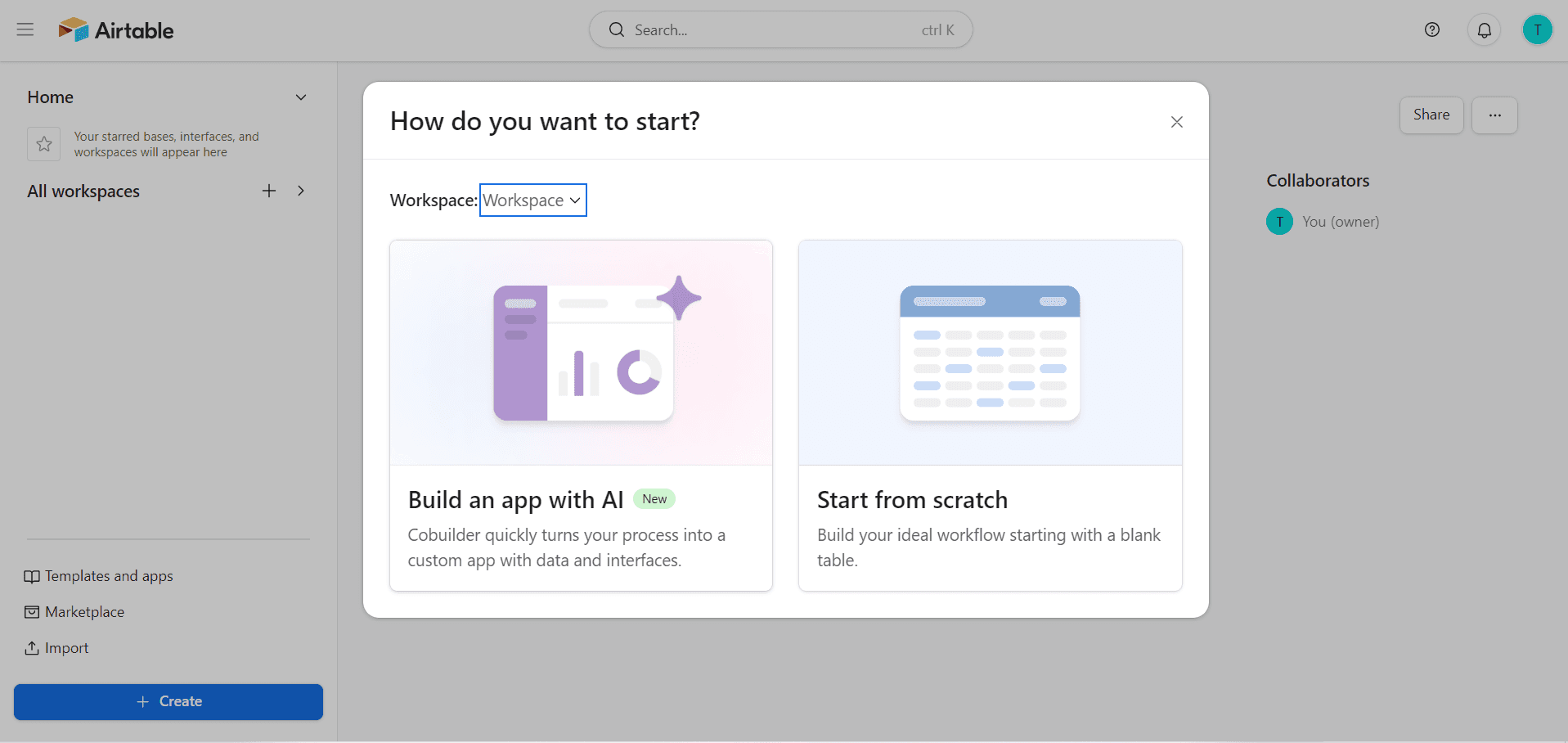 Airtable onboarding