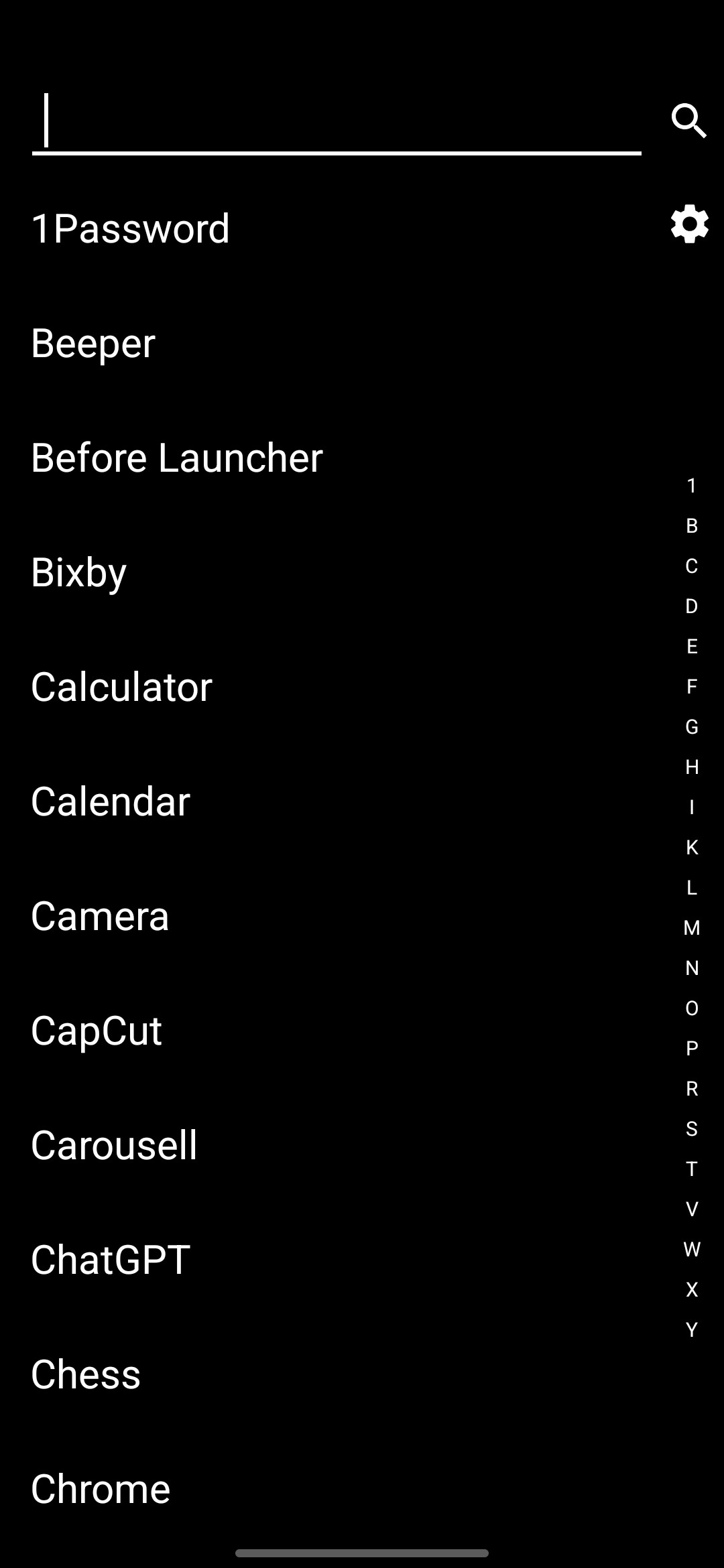 Minimalist Phone App Library