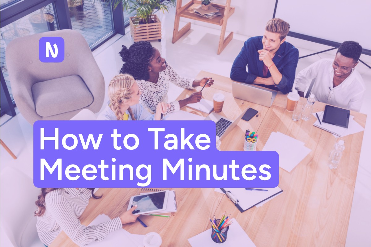 How To Take Meeting Minutes Notyai 0179