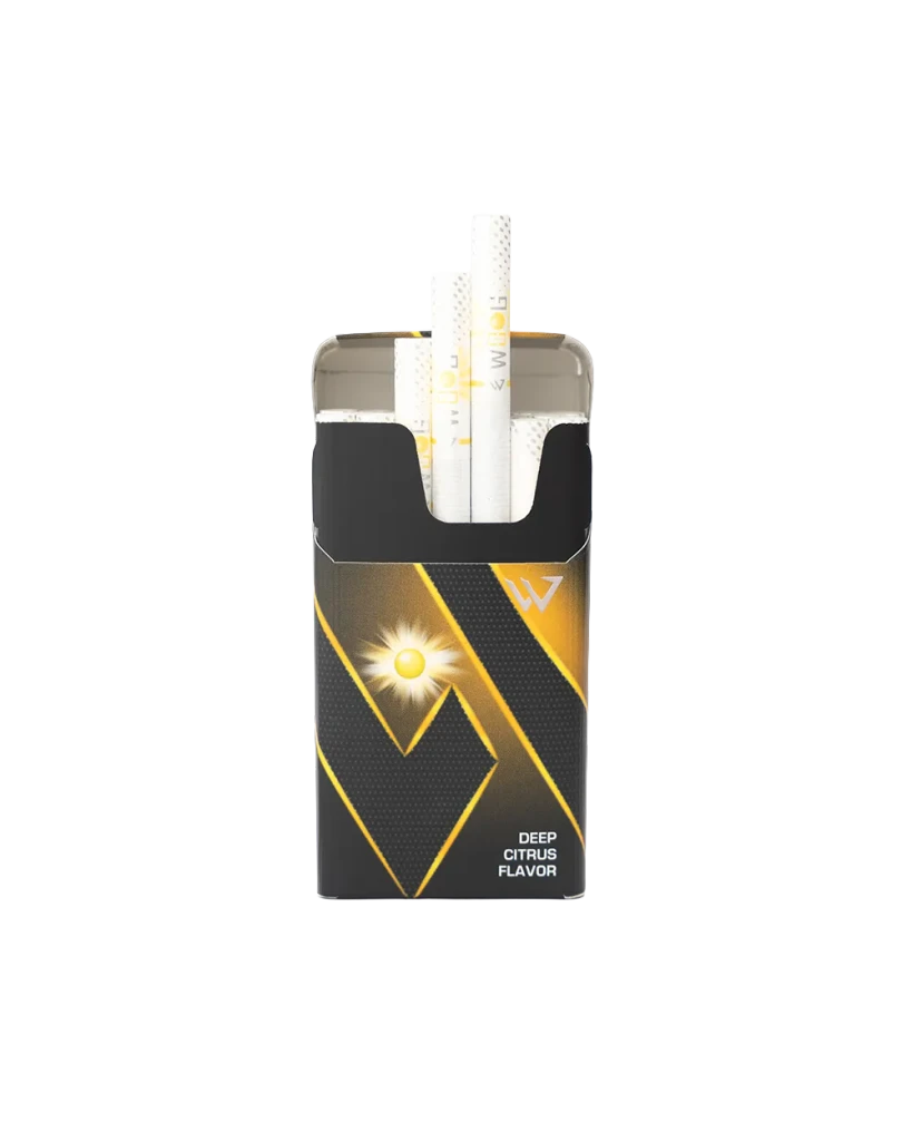 Woog Citrus Mint Orange cigarette pack.