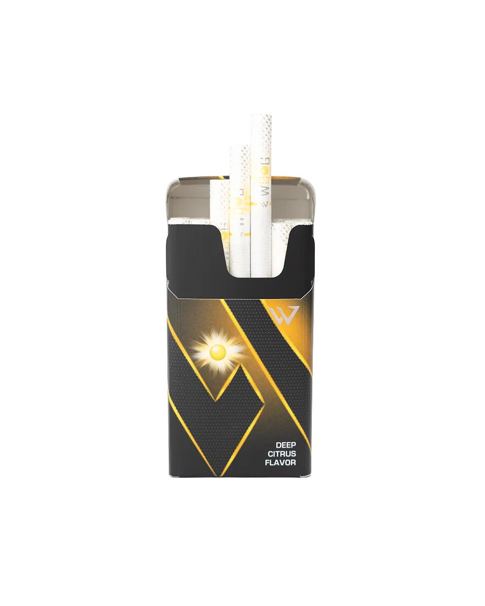 Woog Citrus Mint Orange cigarette pack.