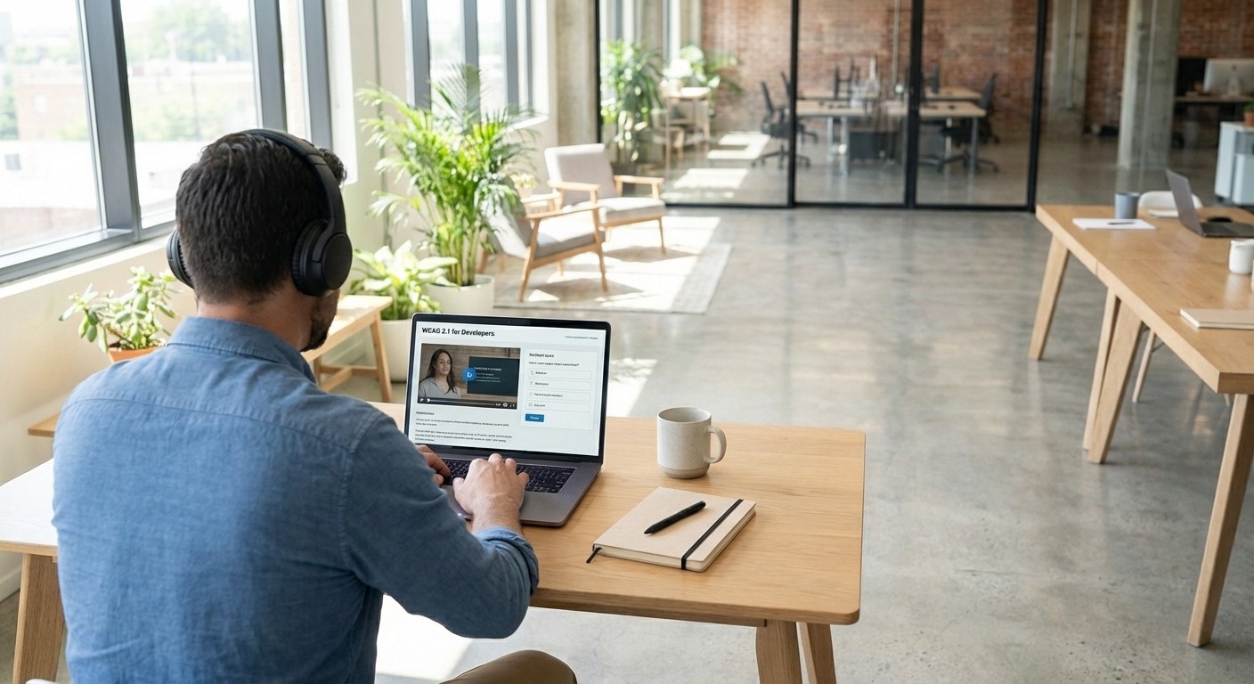 A diverse team collaborating around a whiteboard labeled "Adoption Action Roadmap" with flowcharts, process diagrams, and sticky notes. A person in a blue shirt is pointing to a section of the board while others are engaged in the discussion. The modern meeting space features large windows with natural light.
