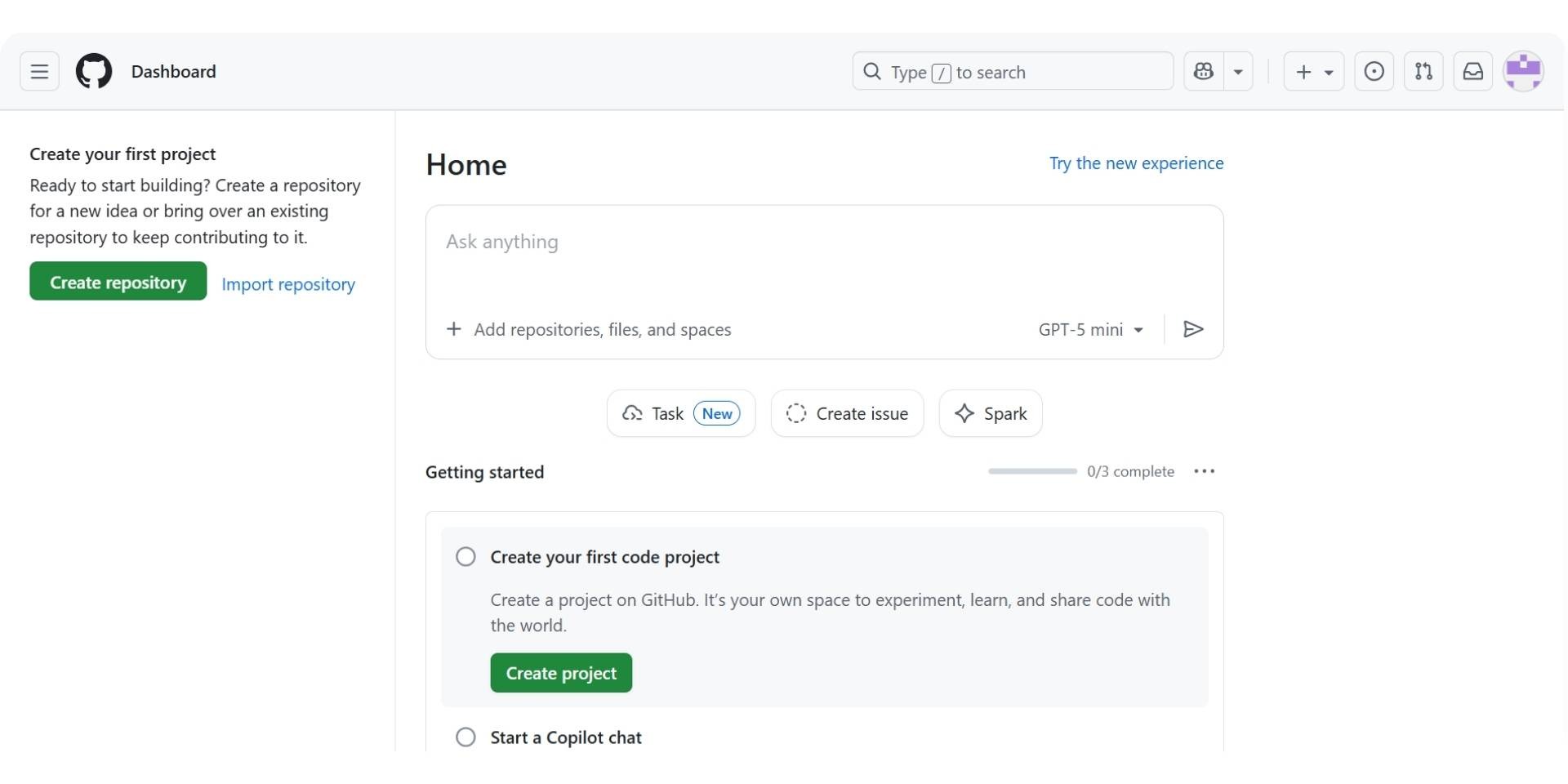 Github Dashboard