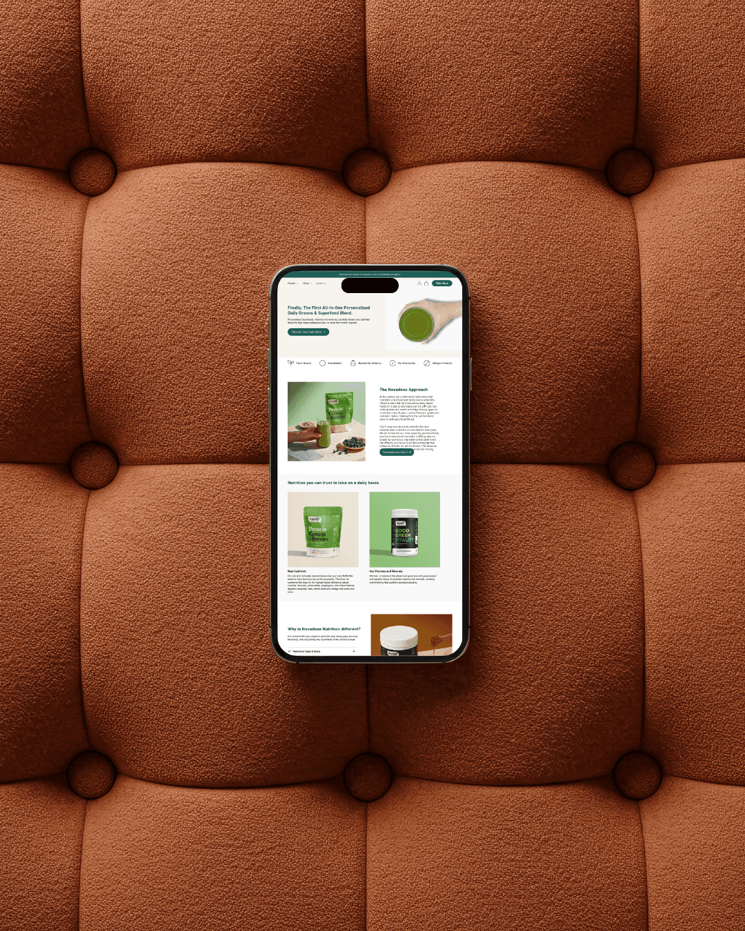 Nova Dose’s personalized quiz and doorstep delivery ensure customers receive tailored nutrition blends without the guesswork.