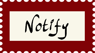 Stamp designed notify button