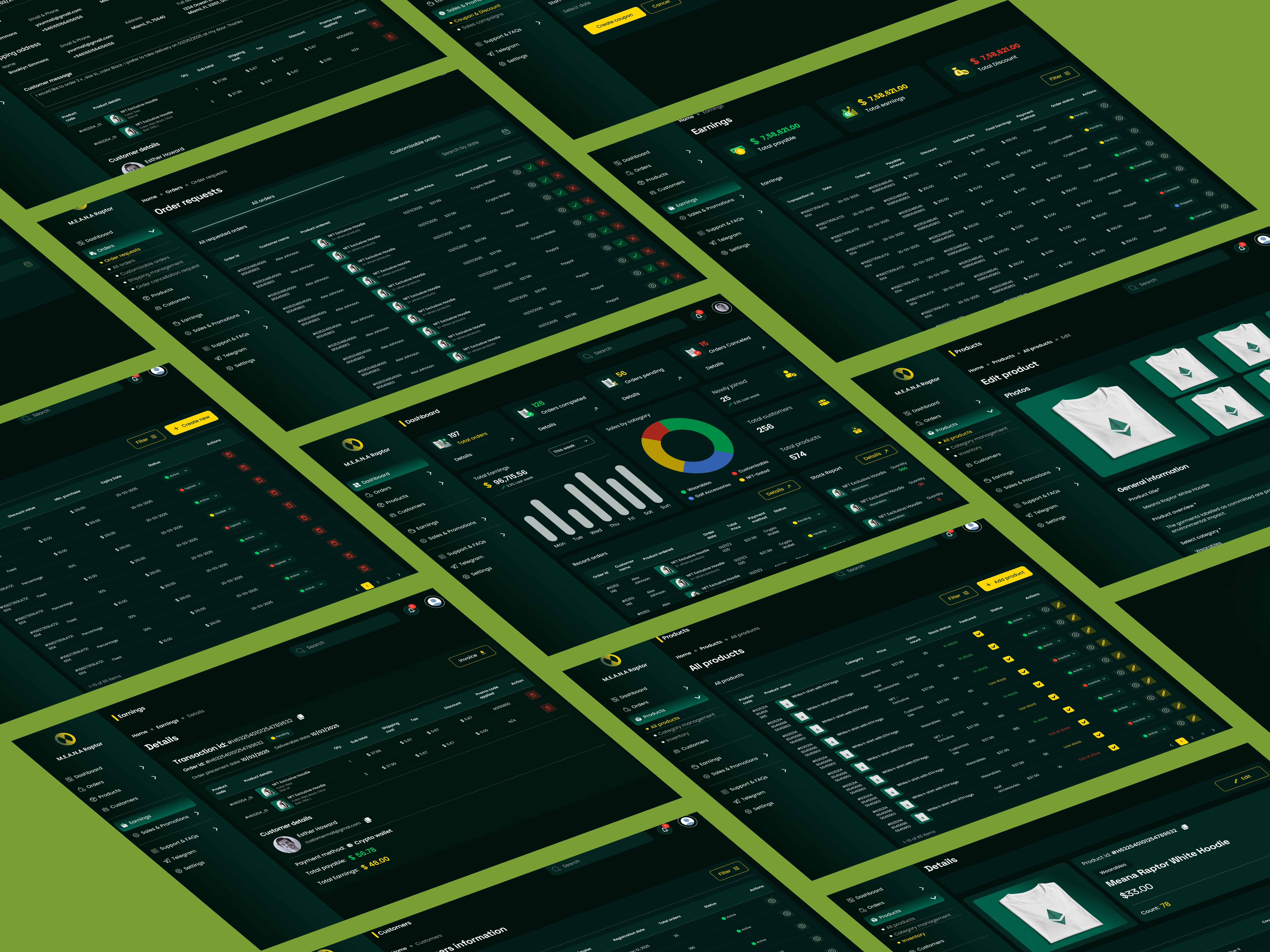 Admin Dashboards