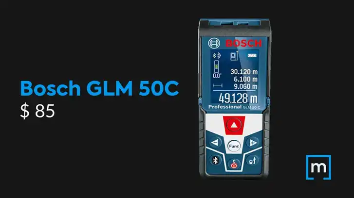 magic plan supported bosch glm 50c laser distance meter for precise room scanning