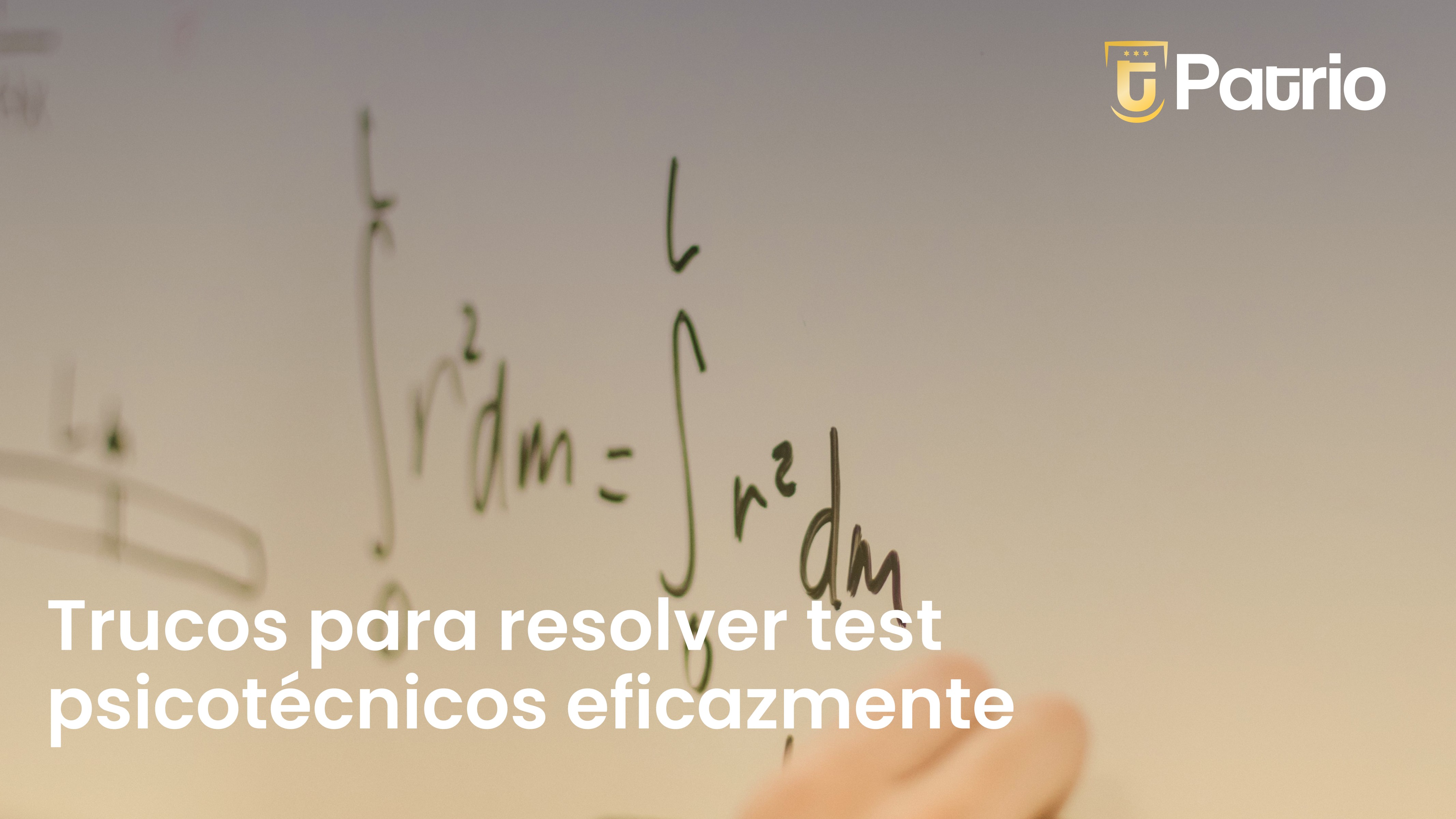 Trucos para resolver test psicotécnicos eficazmente