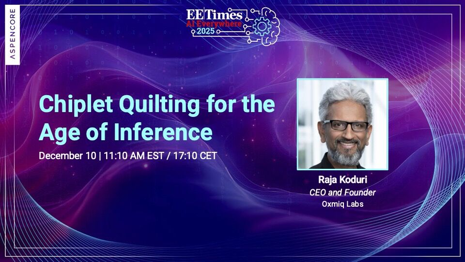 Raja Koduri on Chiplet Quilting for the Age of Inference
